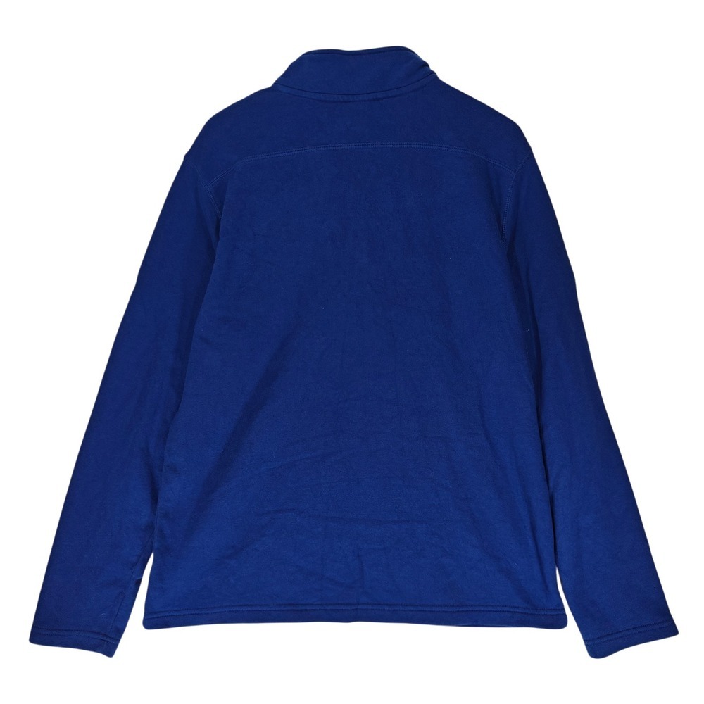 NHL Edmonton Oilers Quarter Zip Fleece Pullover Blue Mens Medium 1803894 - Picture 2 of 9